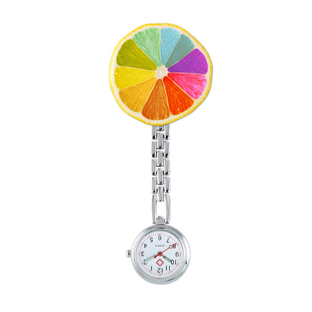 Montre infirmière à clip "Kawaii"