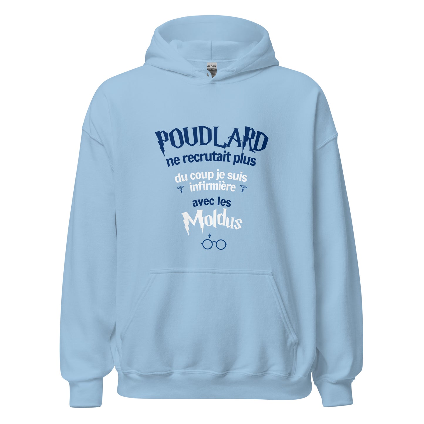 Sweat à capuche Infirmière avec les Moldus