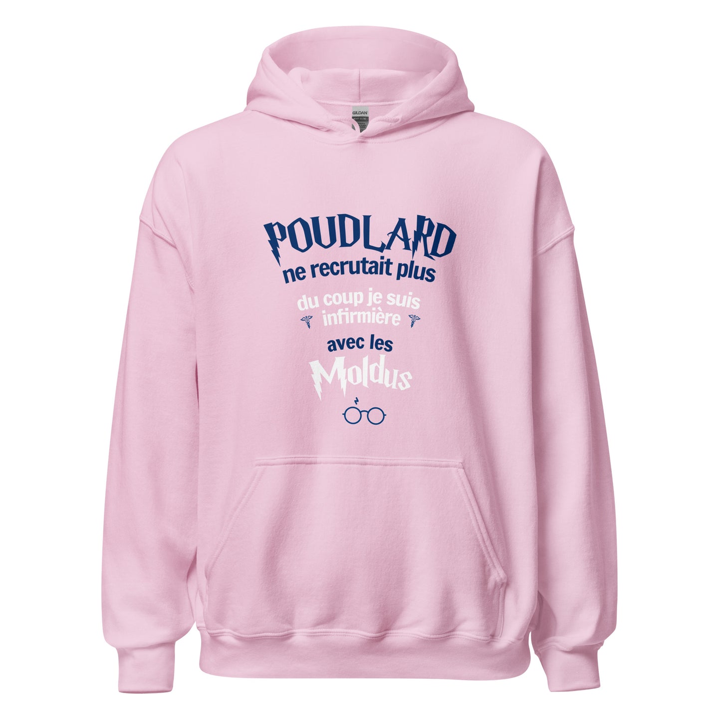 Sweat à capuche Infirmière avec les Moldus