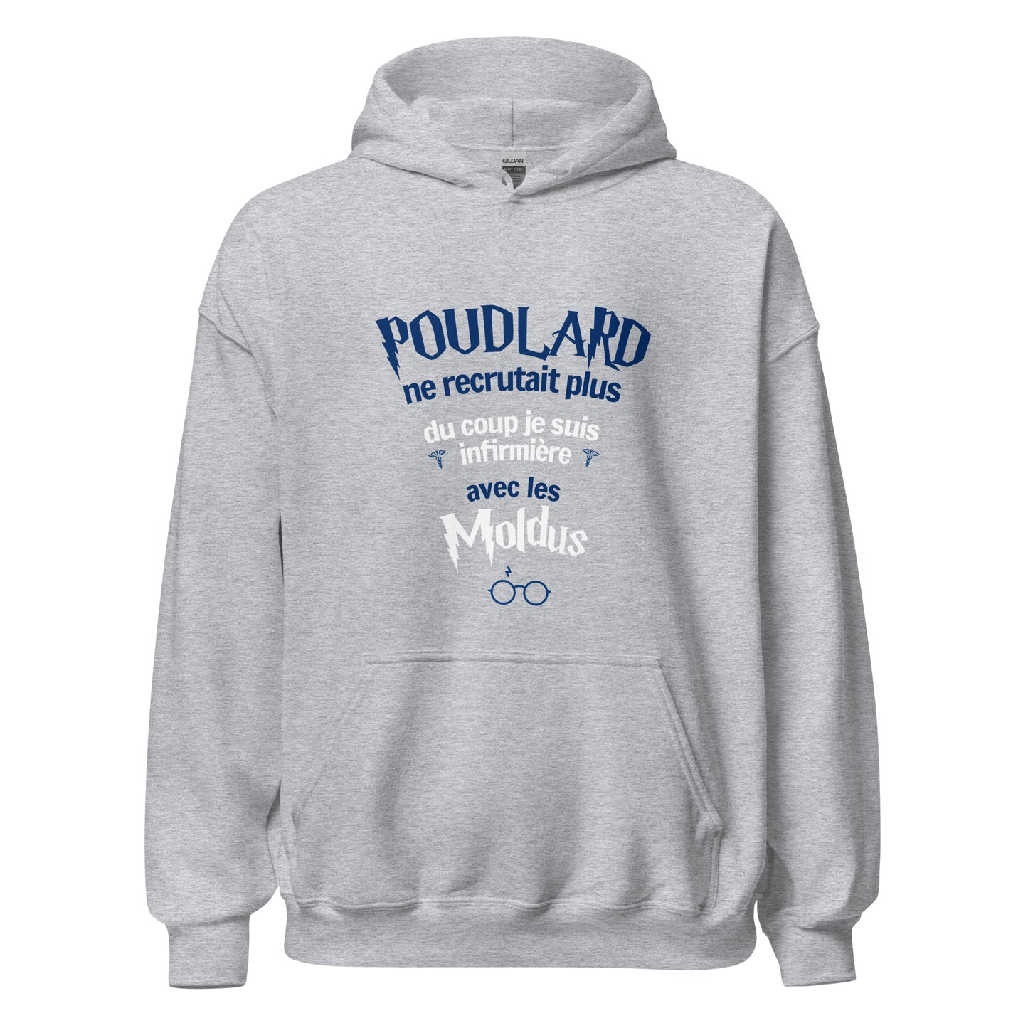 Sweat à capuche Infirmière avec les Moldus