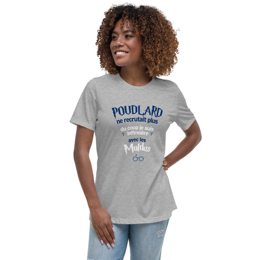 T-shirt pour Infirmière Poudlard avec Moldus