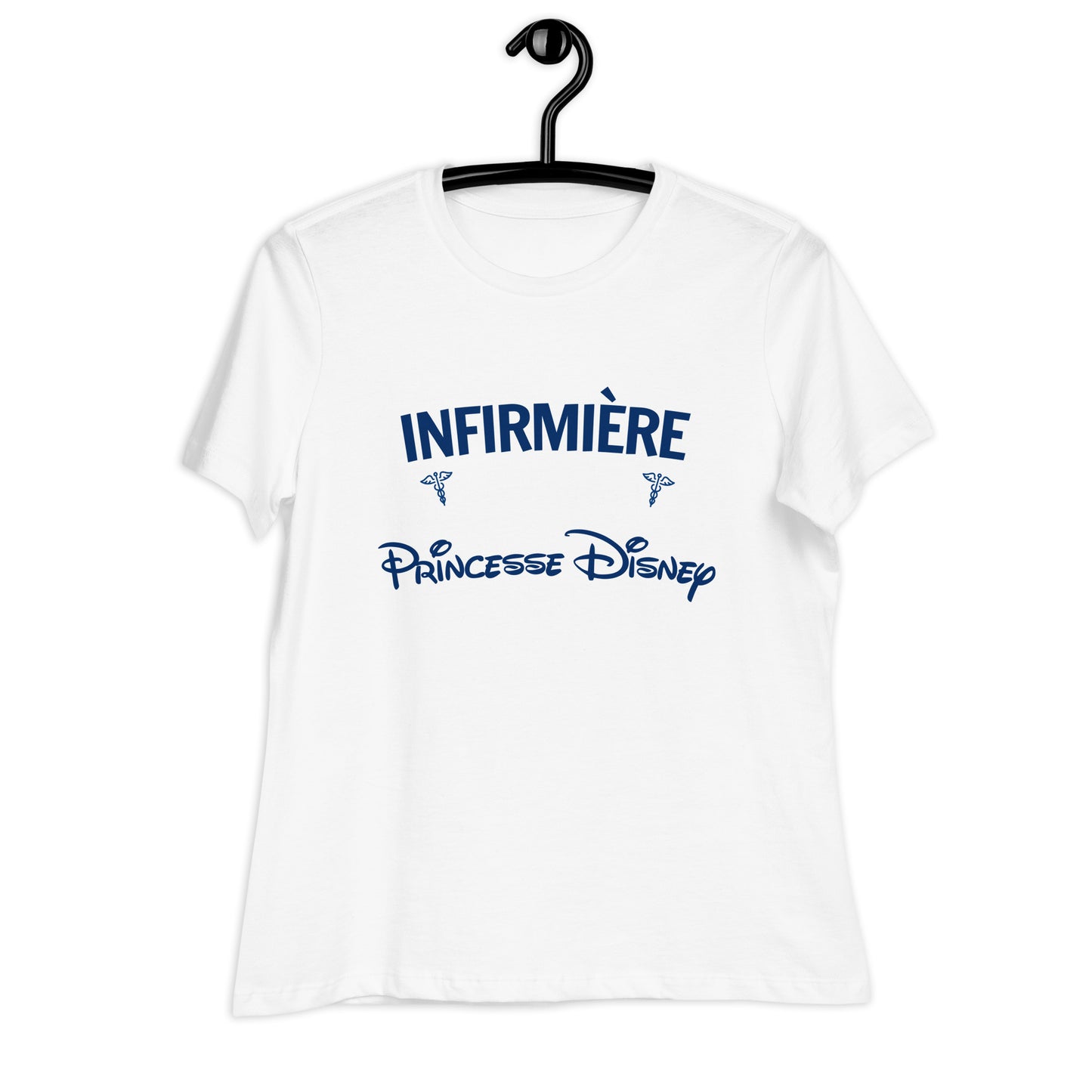 T-shirt : Infirmière le jour, Princess Disney la nuit