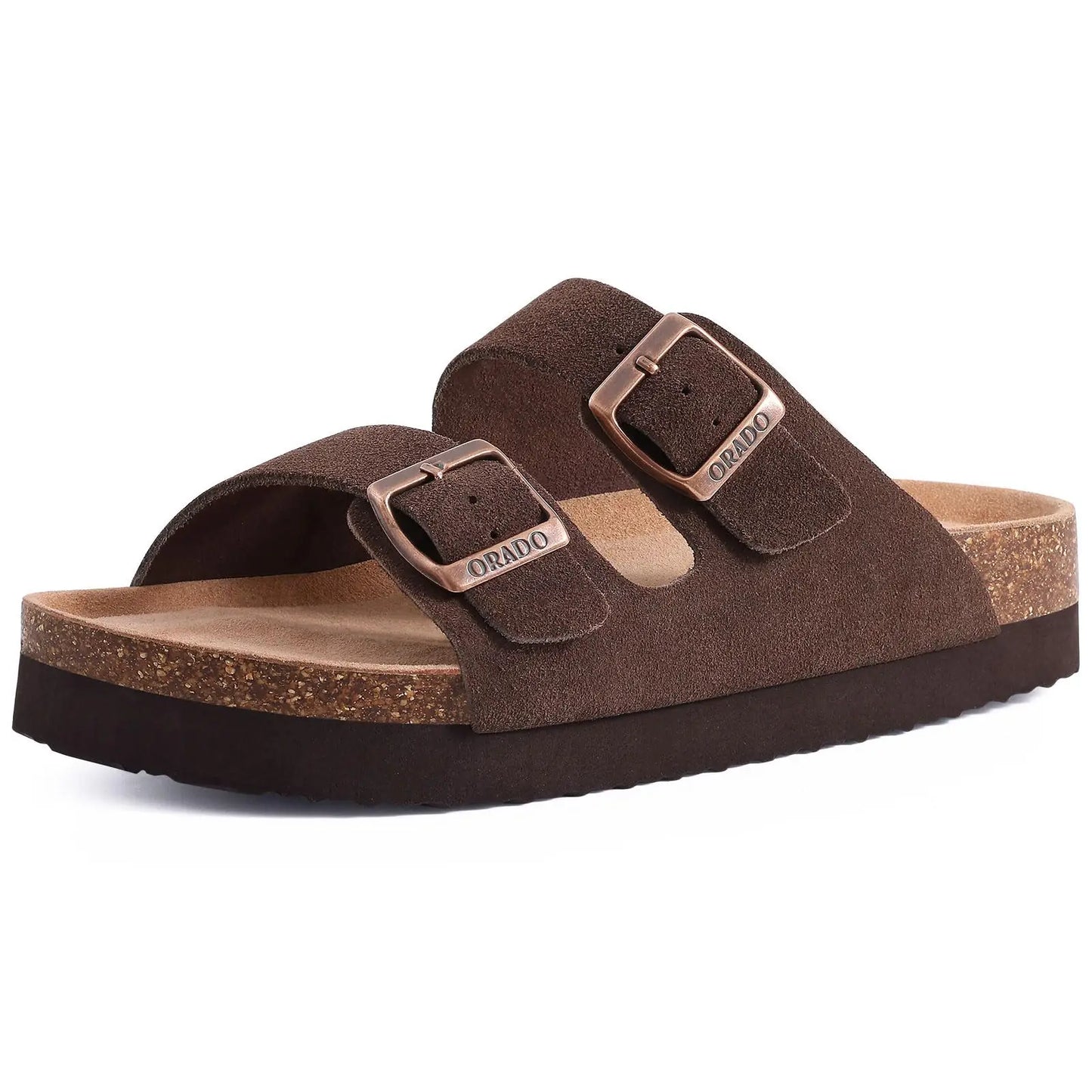 Sandales mules ouvertes style Birk