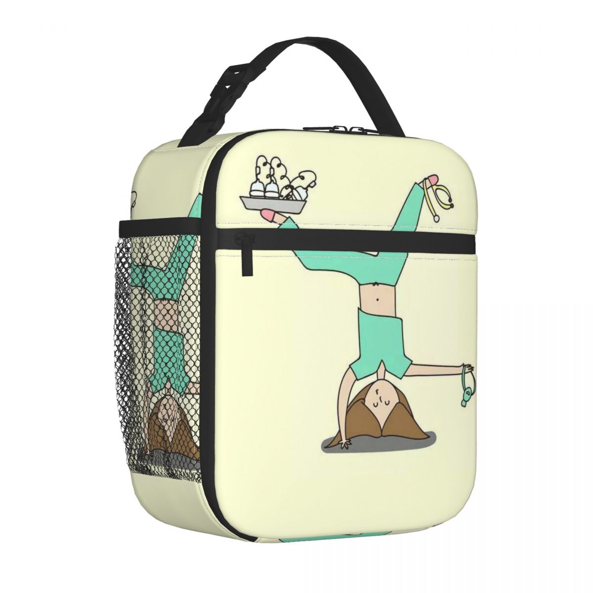 Sac Isotherme NERTHUS Pour Déjeuner - Portable, Isolant, Lavable - 17.5x13x21cm - Travail, École