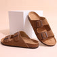 Sandales mules ouvertes style Birk