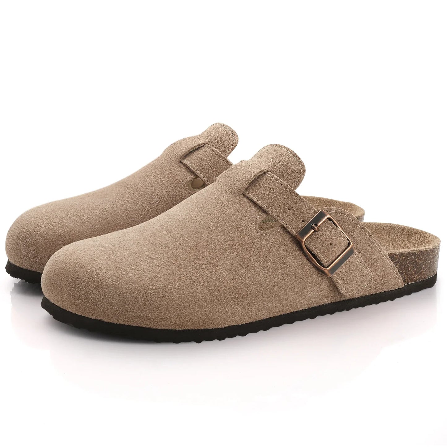 Sandales mules fermées style Birk"