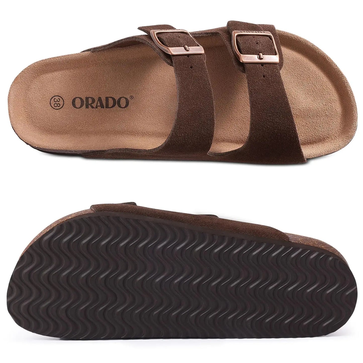 Sandales mules ouvertes style Birk