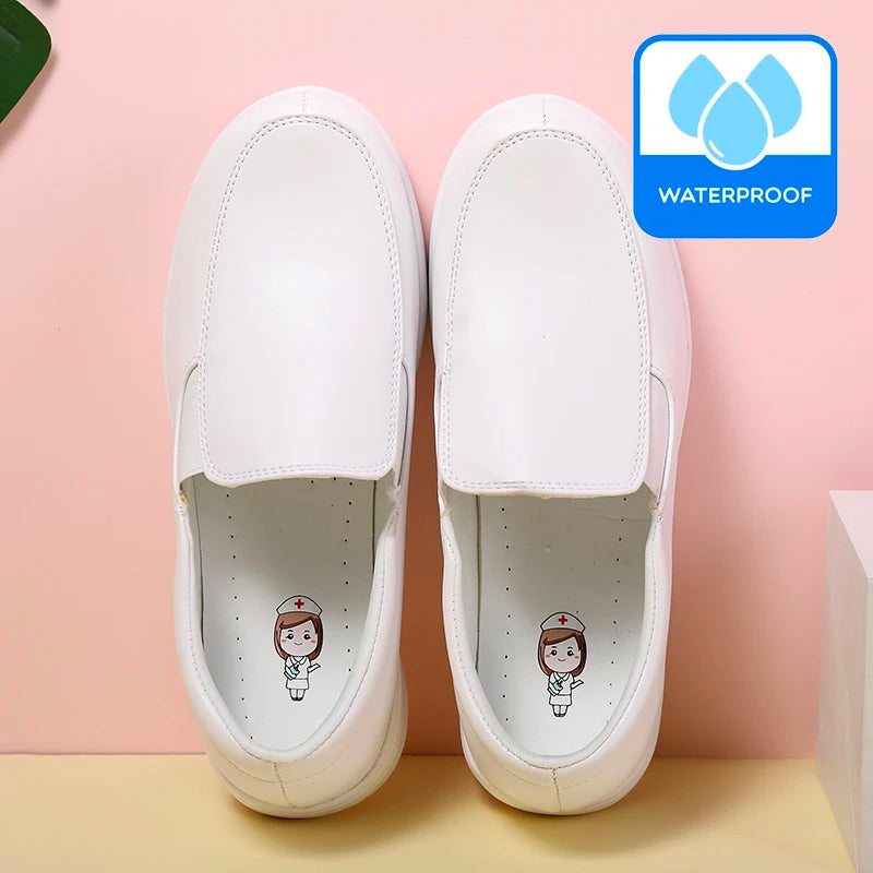 Antidérapant Intérieur Extérieur Chaussons Sanitaires En Cuir