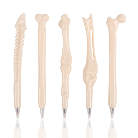 Lot de 5 stylos imitation Os