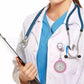 Montre infirmière rétractable pour blouse - symboles médicaux