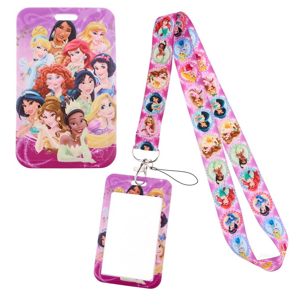Tour de cou infirmière Princesses Disney - Porte badge intégré