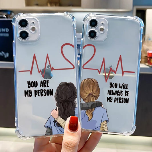 Coque Meilleure Amie "You're My Person" iPhone | Accessoire infirmière