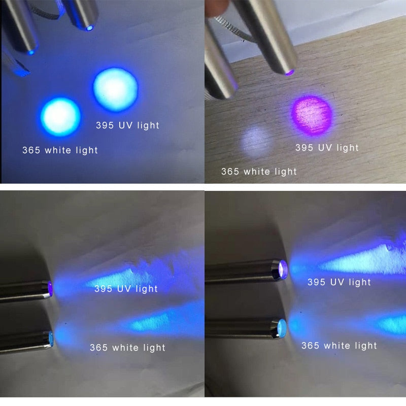 Mini lampe UV LED de poche