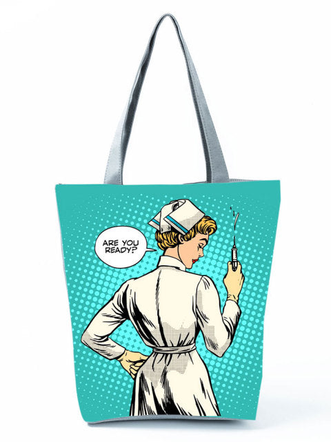Tote bag infirmière - fermeture éclair – Genius Nurse